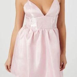 Pastel Pink Baby Doll Dress 