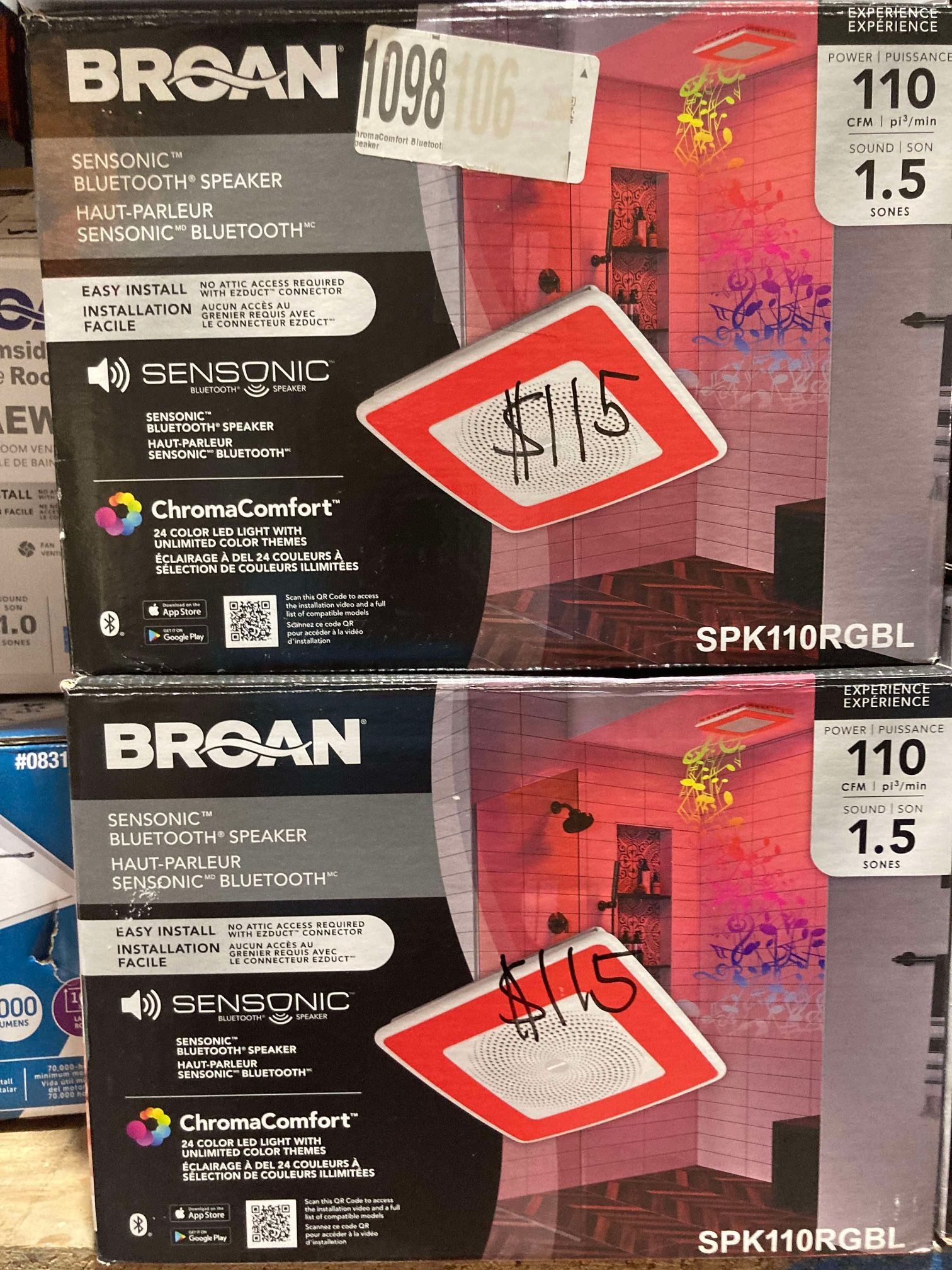 Broan Bluetooth Bath Ventilation Fan
