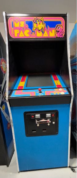 Vintage 1982 Bally Midway Ms. Pac-Man Arcade Machine – Full Size