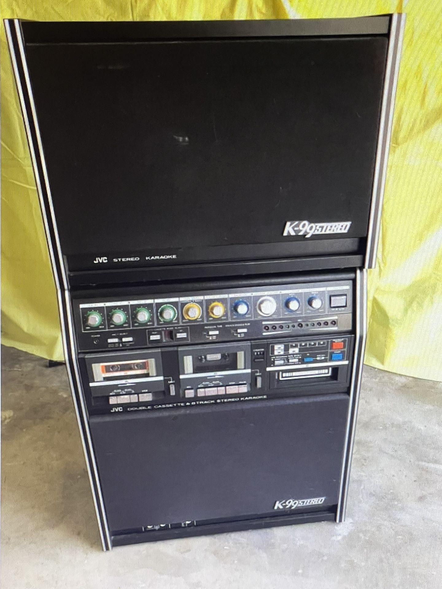 JVC karaoke K99 Stereo Amplifier GUITAR Cassette & 8-track Player