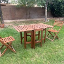 Extendable Patio Table And Chairs