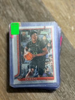 Derik Queen Topps Chrome NBA Trading Card