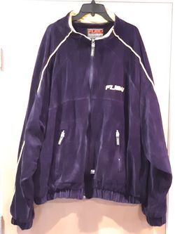 Vintage velour FUBU track jacket