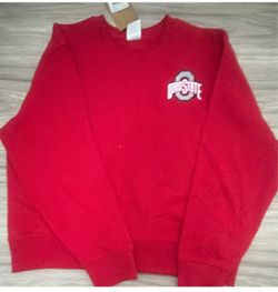 Ohio State Buckeyes Red Crewneck Sweatshirt