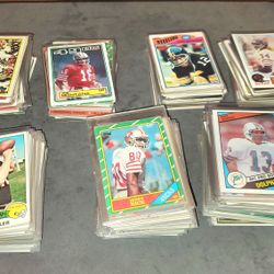 Lot Of 350+ Vintage Original Topps Football Cards 60s 70s 80s All For $500