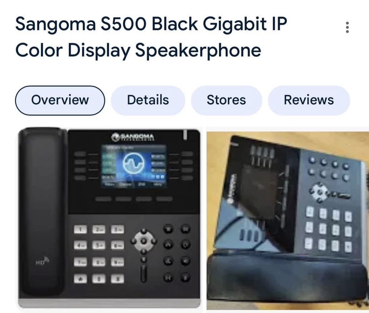Office Phones Sangoma s500 color display speakerphone