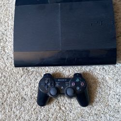 PS3 Slim Console and 1 Controller Only