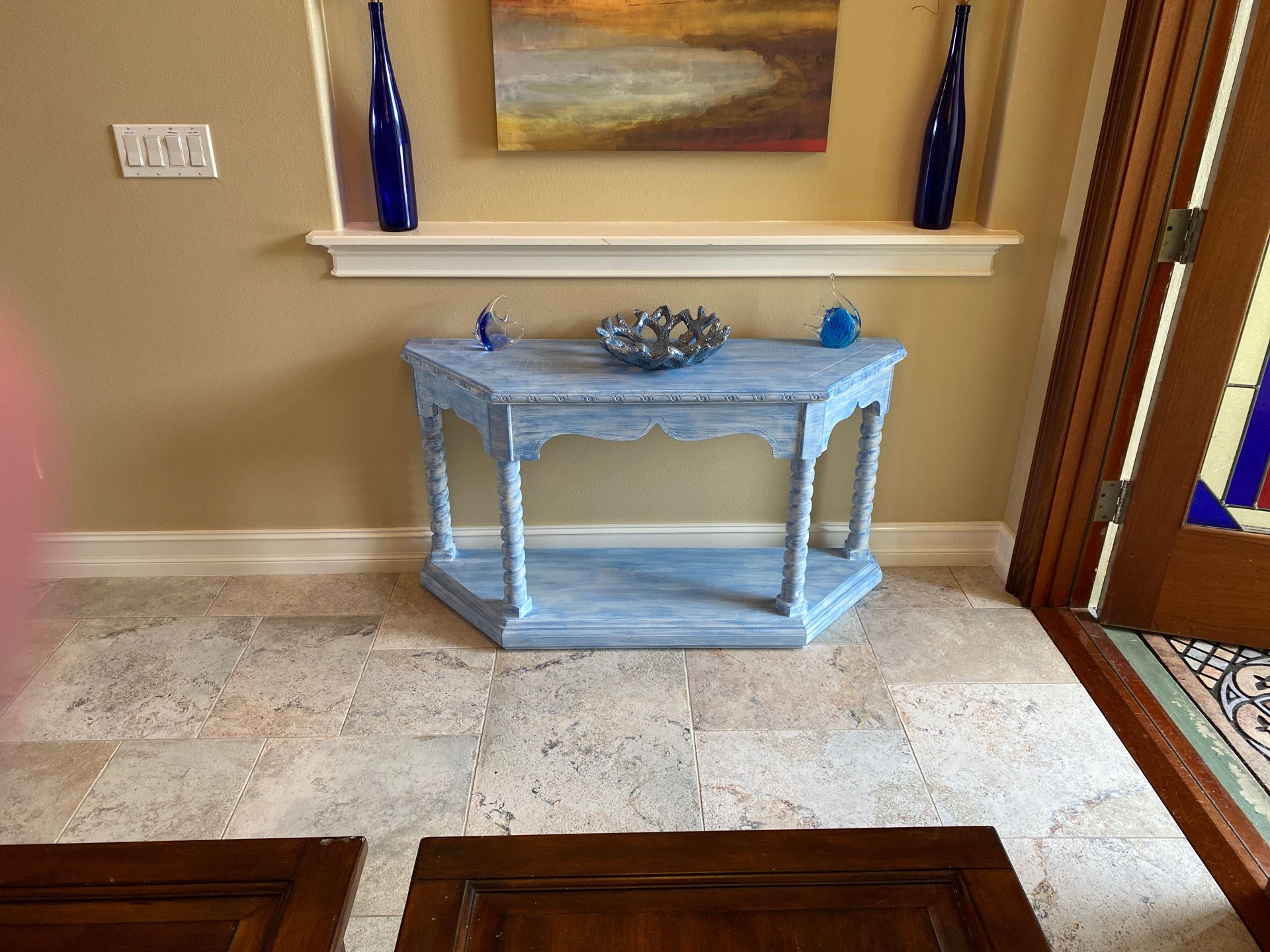 Farmhouse console table