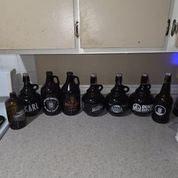 Premium Craft Beer Growlers – 8 Total – Top Breweries Collection