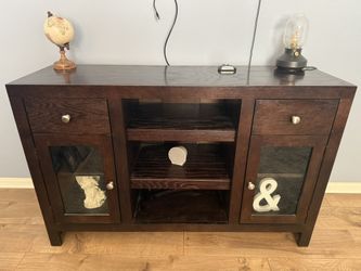 Dark Wood TV Stand / Media Console