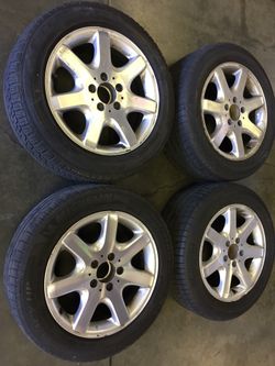 Mercedes Benz SLK 230 Kompressor Stock OEM Alloy Wheels and Tires