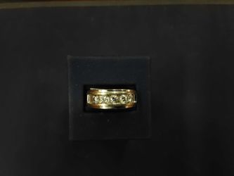 Ring - Wedding Band - White Gold 10k (.417) 8.9 grams Size 10.5