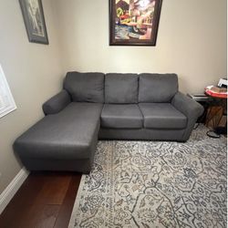 Modern Sectional Sofa – 7ft, Deep Seats, Great Condition