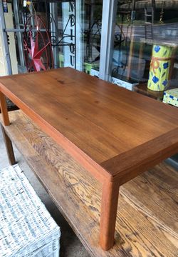 Teak coffee table