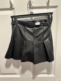 Leather kids Abercrombie skirt