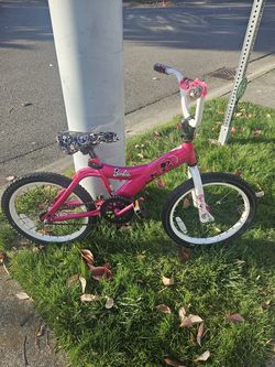 Kids Bike Huffy Barbie FB18, Foot Brakes, 3-7 Years, Good Condition