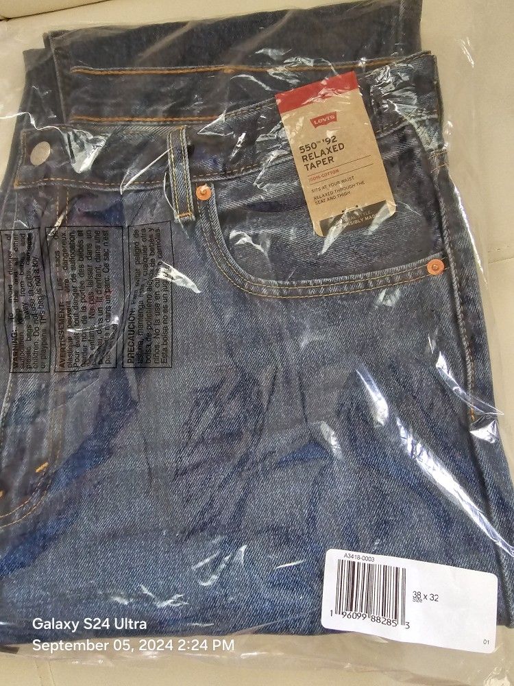 Levi's 550 '92 Relaxed Taper Men's 38×32 Jeans