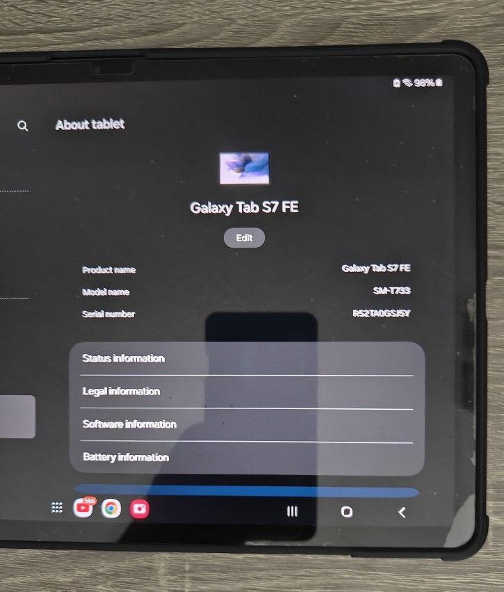 Samsung Galaxy Tab S7 fe