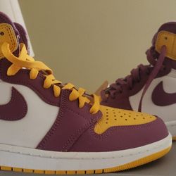 Air Jordan 1 Retro High OG Brotherhood Gold Bordeaux