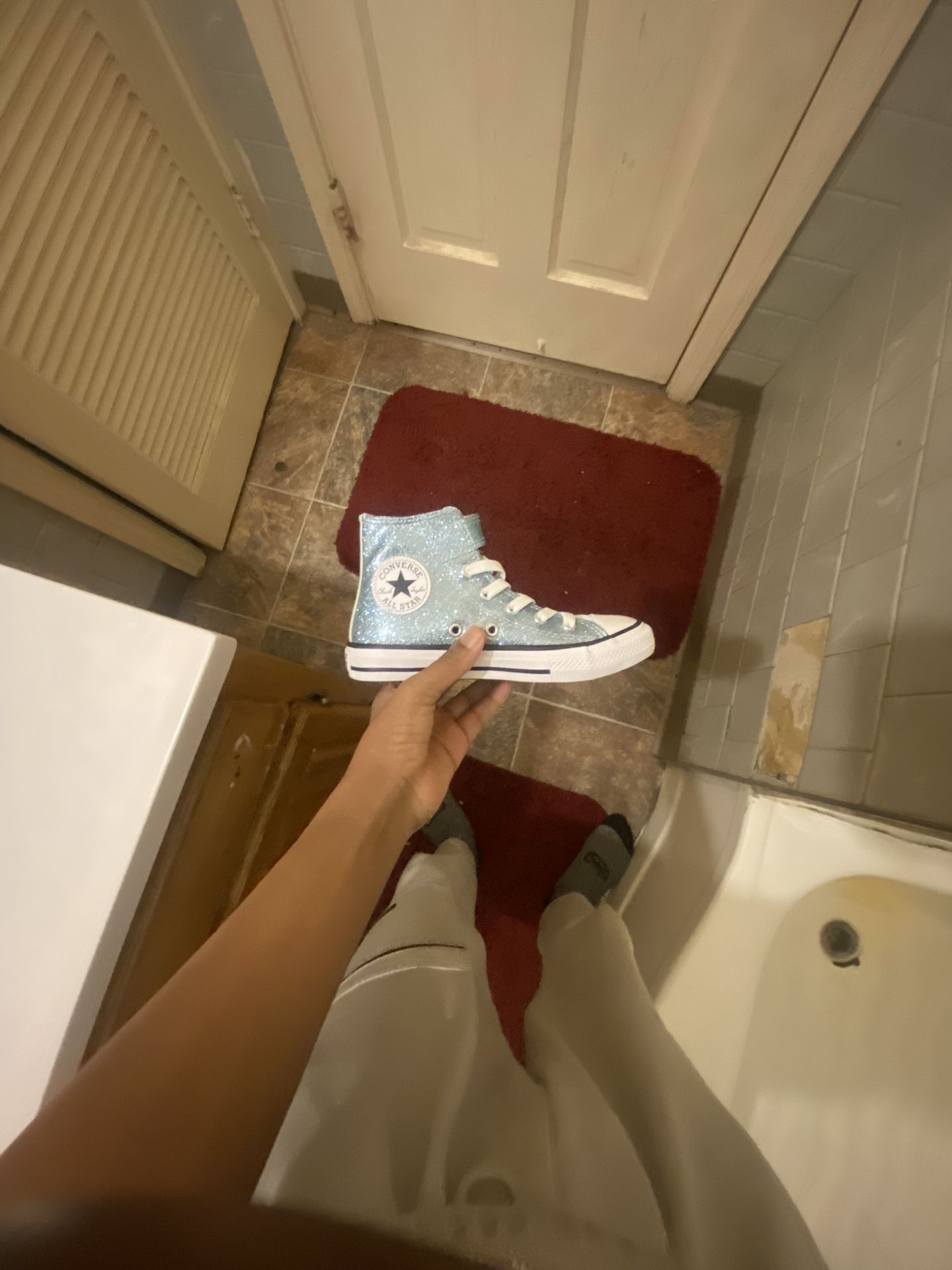 BLUE CONVERSE SIZE 13c