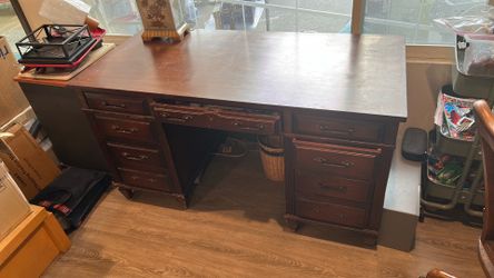 Wood desk