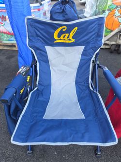 Logo Brands Cal Berkeley Golden Bears Hard Arm Chair