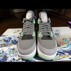 Green And Gray Jordan Fours
