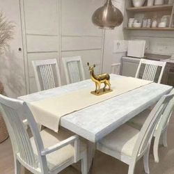 Dining Table With 6 Chairs 