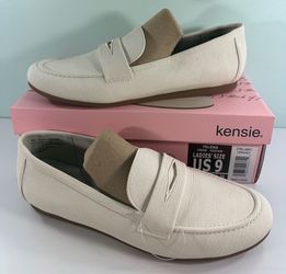 NEW KENSIE Women's Yelena Canvas Loafers Shoes - size 9