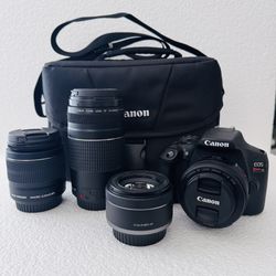 Canon EOS Rebel T7 Premium Kit + Extras
