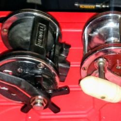 2 Deep Sea Fishing Reels ( Penn Senator & Newell ) Plus a bonus reel free..