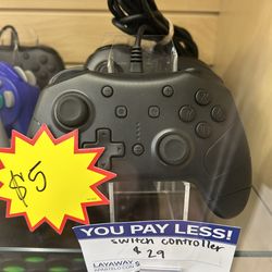 Corded Nintendo Switch Controller