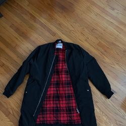 H&M TRD MRK longline Bomber jacket