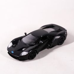 5" Ford GT Diecast Race Car Black Metal Toy Figure Model Vehicle