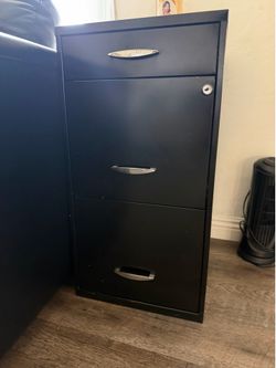 Metal file cabinet