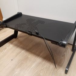 Elevating Laptop Stand with USB Cooling Fan