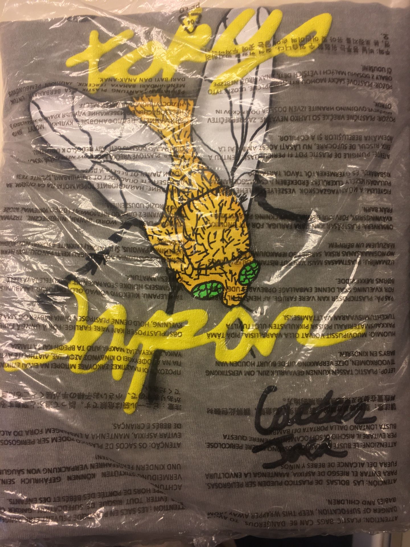 Travis Scott Cactus Jack Neighborhood Carousel T Shirt Grey XXL