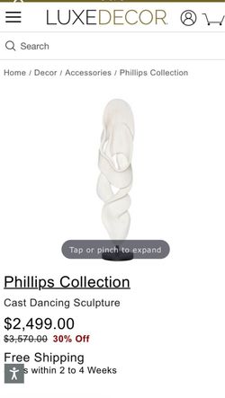 Phillips Collection Cast Dancing Sculpture
