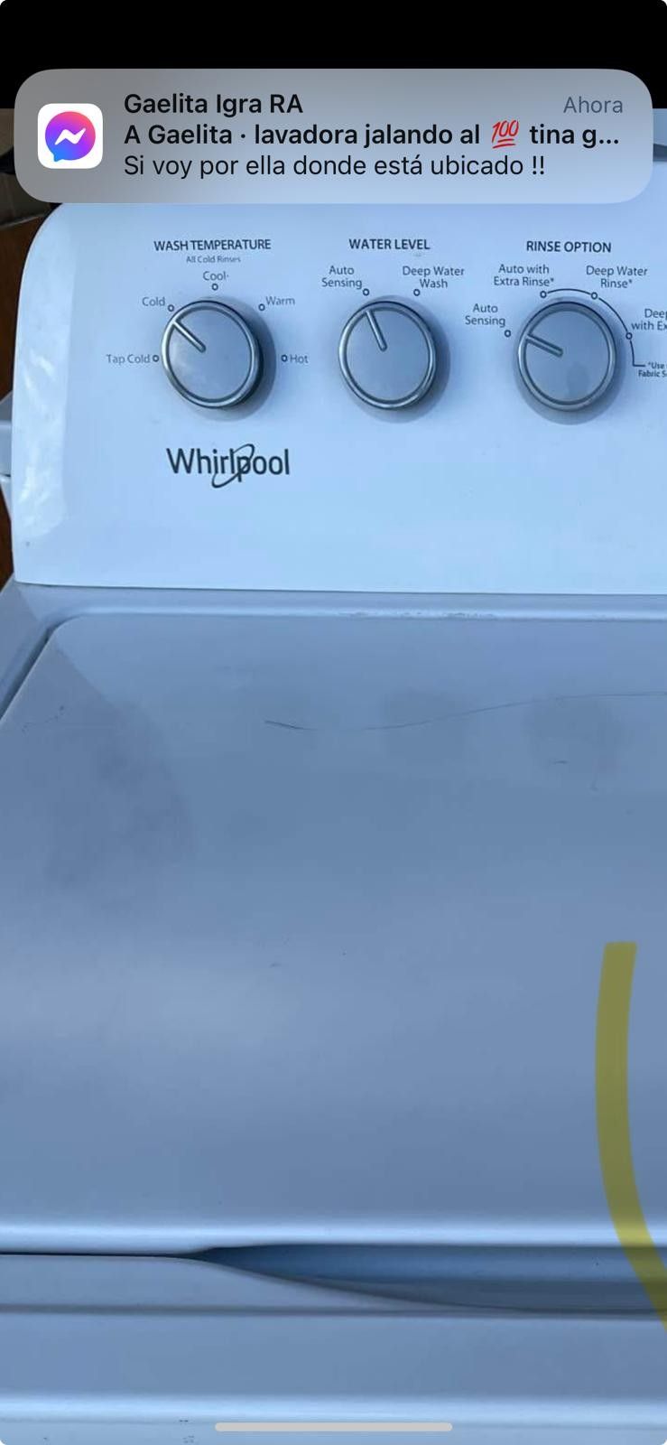 Lavadora Whirlpool Tina Grande