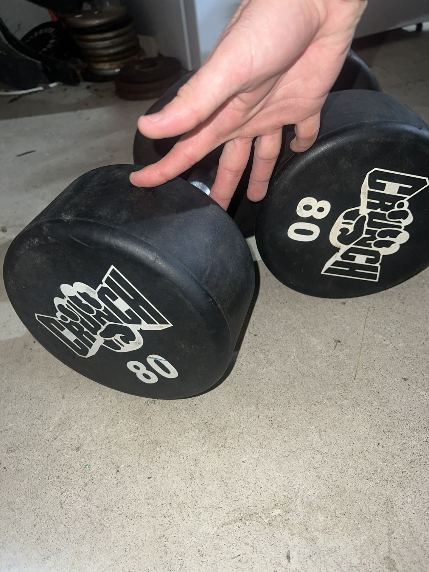 80lb Dumbbells Pair 
