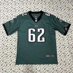 NFL Philadelphia Eagles Green Jersey #62 Kelce 