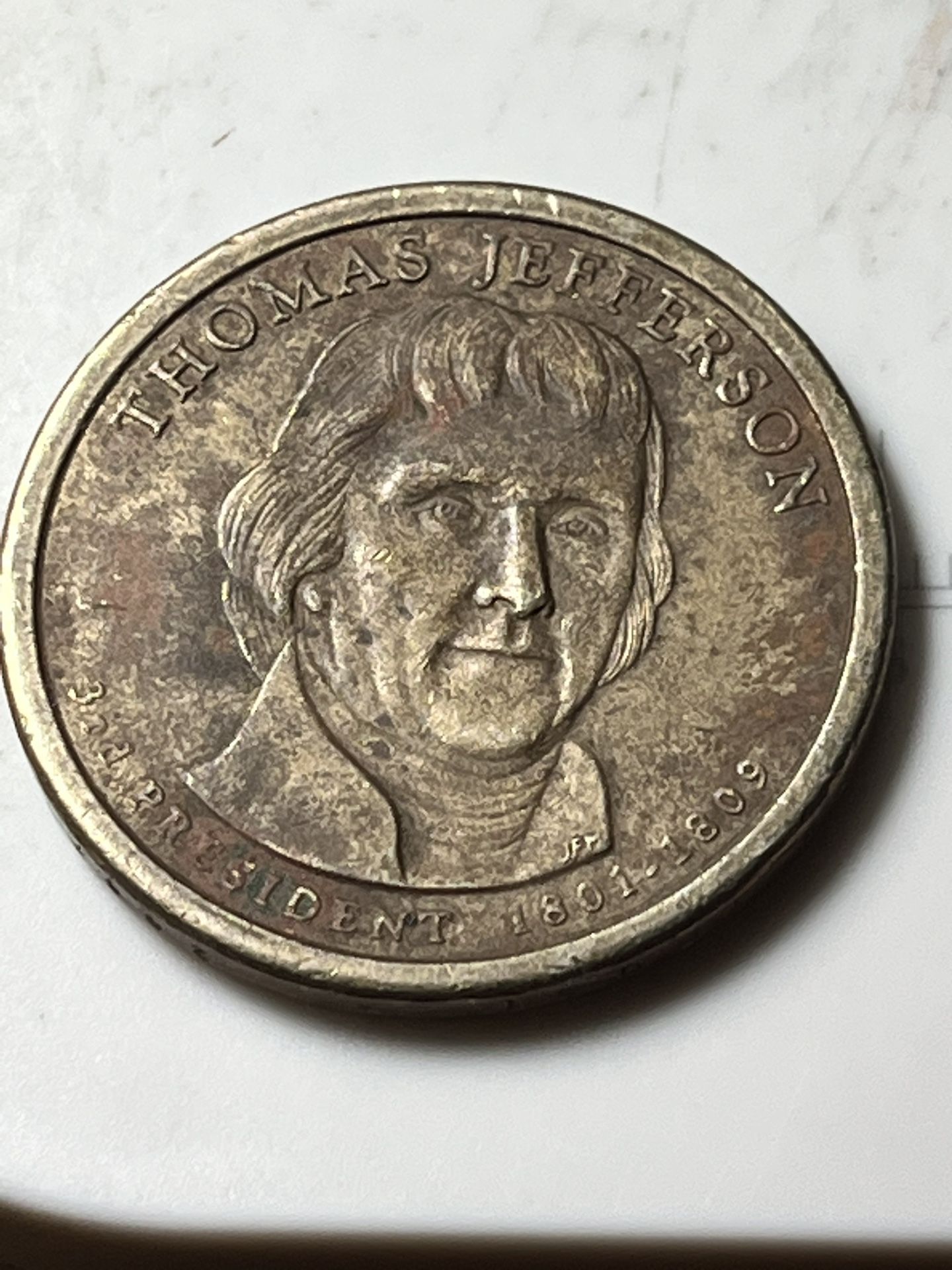 Thomas Jefferson 2007 D Dollar