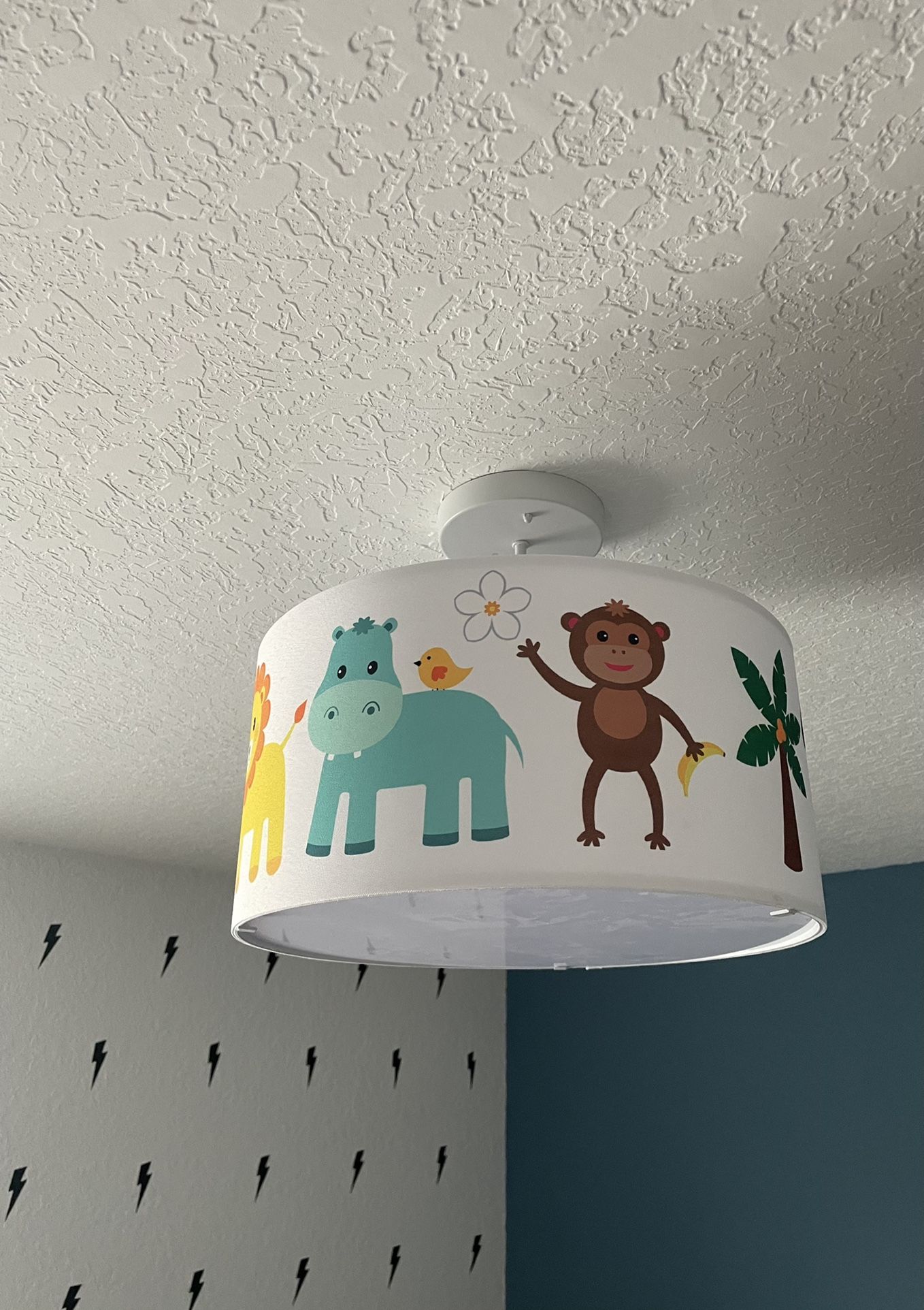 Kids Animal Ceiling Light Fixture 