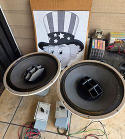 Pair Altec Lansing 604E Super Duplex Coaxial speaker - All original and Working.