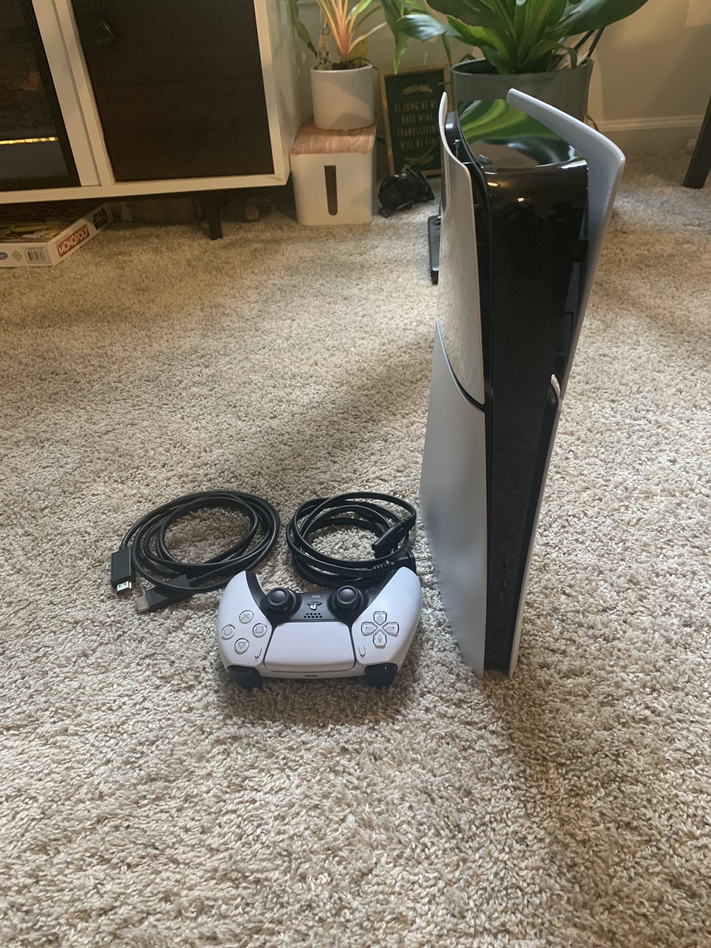 PS5 Digital Edition – Like New w/ Controller & Cables