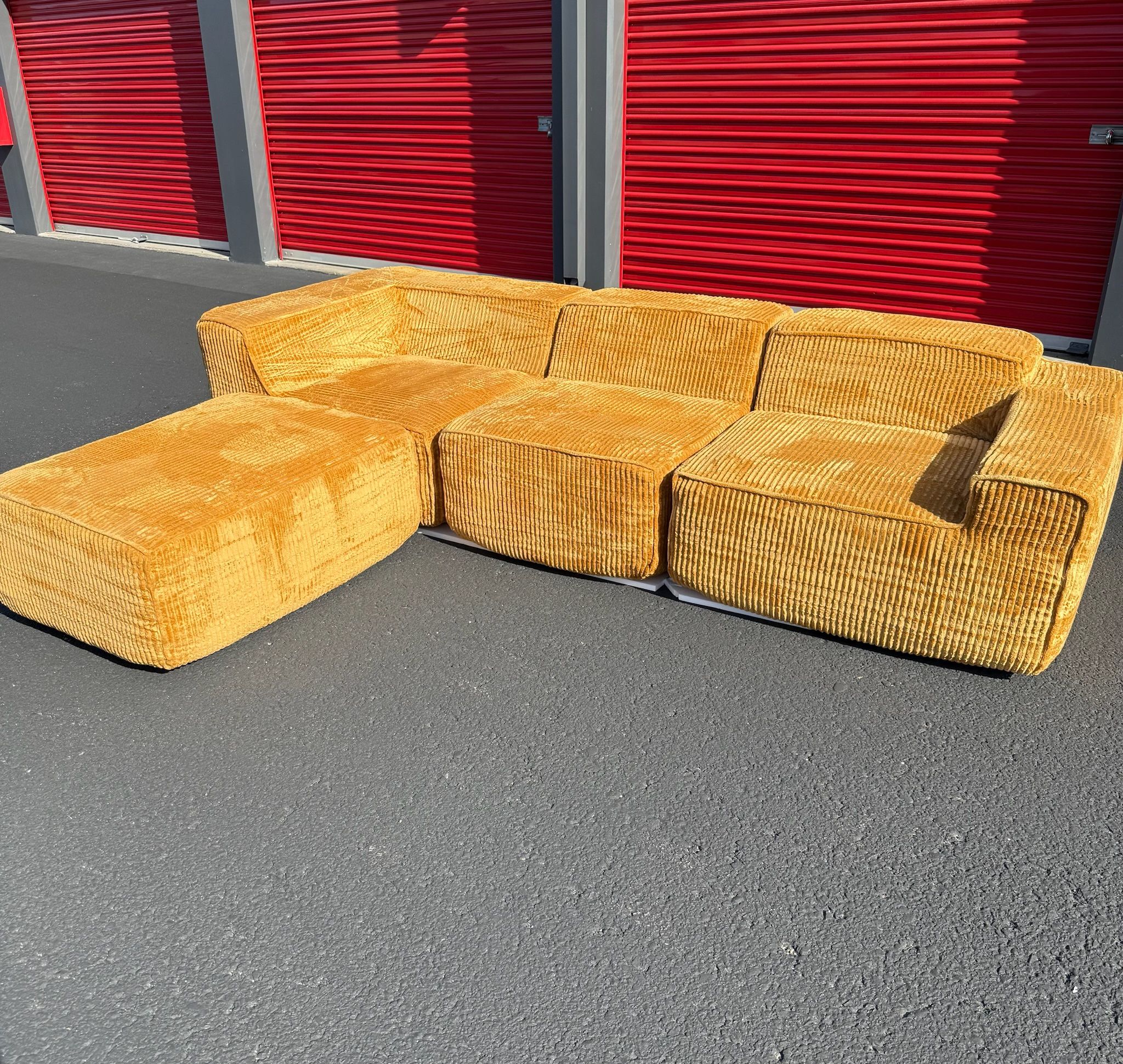 Brand New 4 Piece Modular Plush Sofa Set