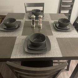 New Chapman Kitchen Table Counter Height  With Brand New Chairs  From Havertys