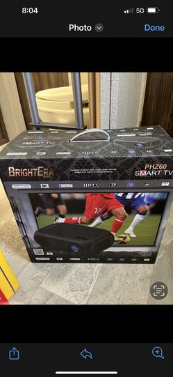Bright Era PHZ60 Projector Smart TV