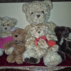 Collection Of Gund/Russ Teddy Bears 