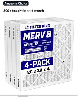 Filter King Merv 8 air conditioner filters NEW